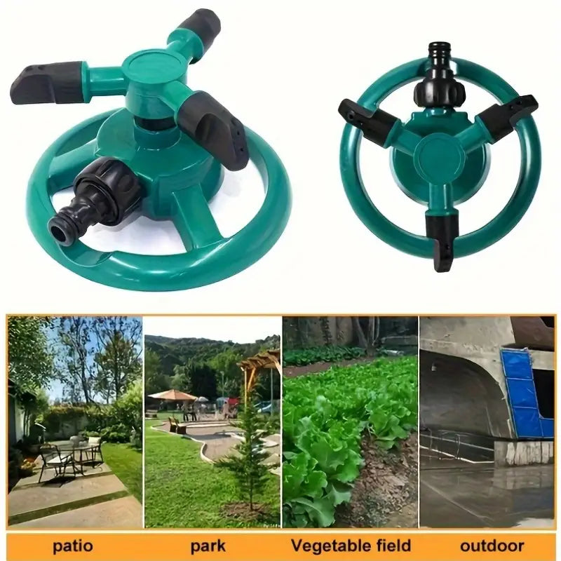 Sprinklers for Yard, Water Sprinkler Lawn, 360 Degree Rotating Lawn Green