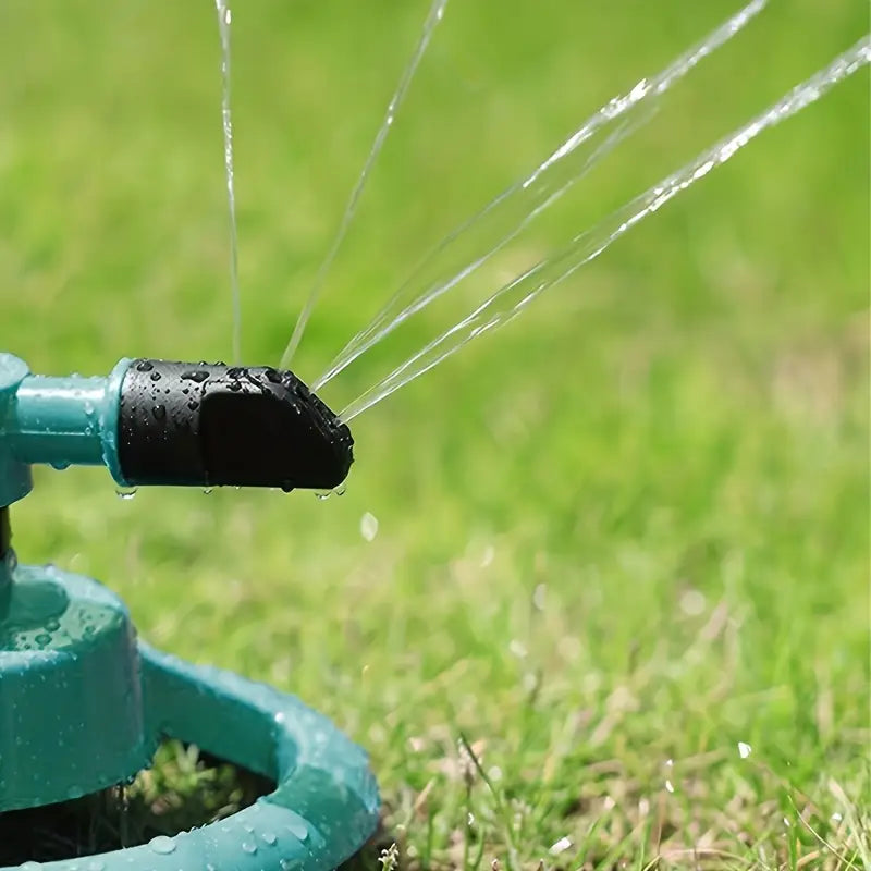 Sprinklers for Yard, Water Sprinkler Lawn, 360 Degree Rotating Lawn Green