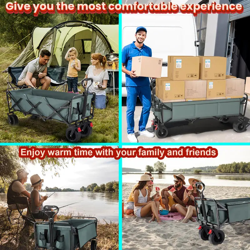 Extra long Sports Xtender 52" Extra Long Collapsible Utility Storage Wagon Cart