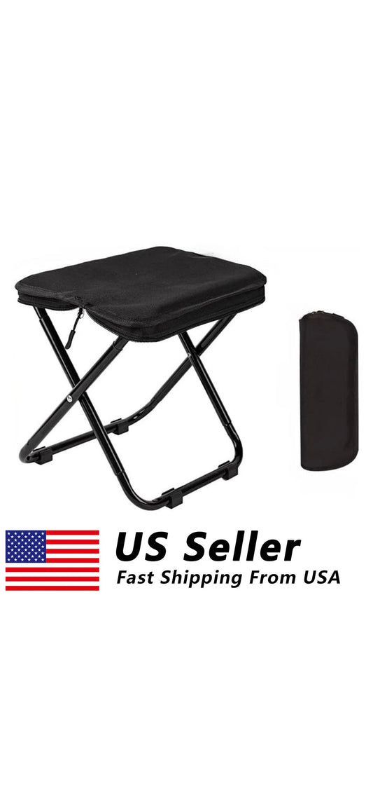 Portable Foldable Stool Handbag Chair Fishing Camping Garden Small Pocket Stool