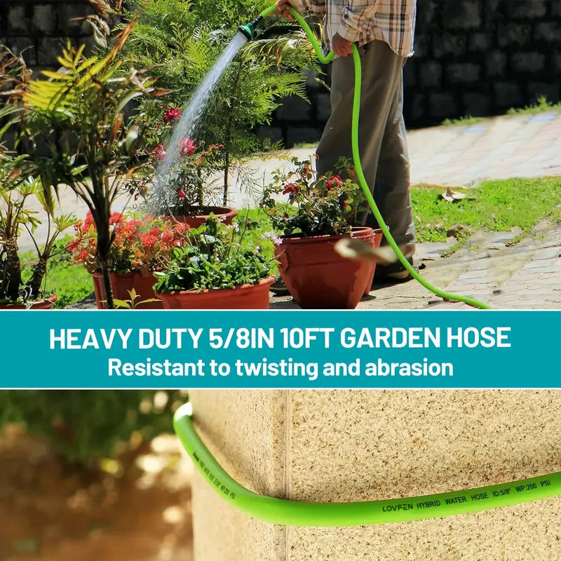 Garden Hose 5/8 In. X 50 Ft, Heavy Duty, Lightweight, Durable, Zillagreen - HFZG