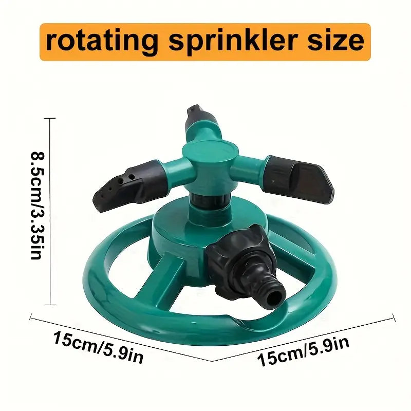Sprinklers for Yard, Water Sprinkler Lawn, 360 Degree Rotating Lawn Green