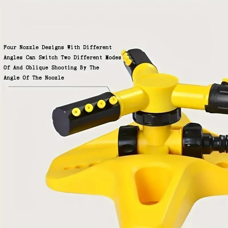 360° Rotating Lawn Sprinkler System Grass Automatic Watering Spray Irrigation US