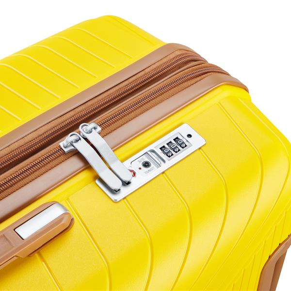 Luggage Sets 4 Piece(14/20/24/28), Expandable Lightweight Suitcase with 4 Double
