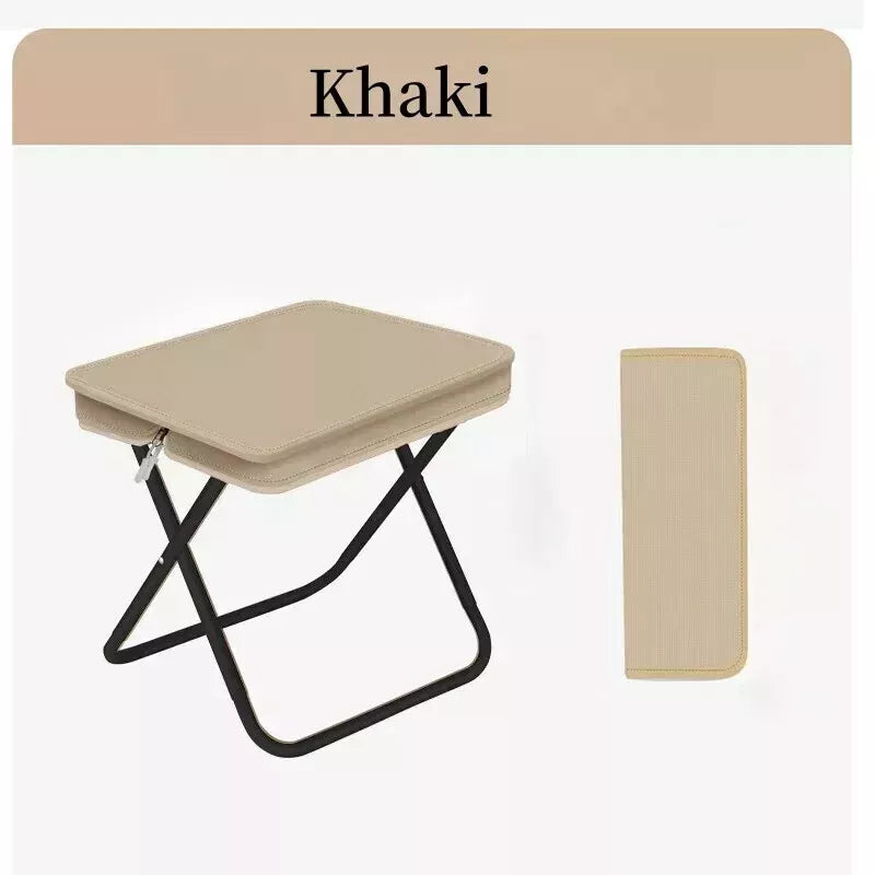 Portable Foldable Stool Handbag Chair Fishing Camping Garden Small Pocket Stool