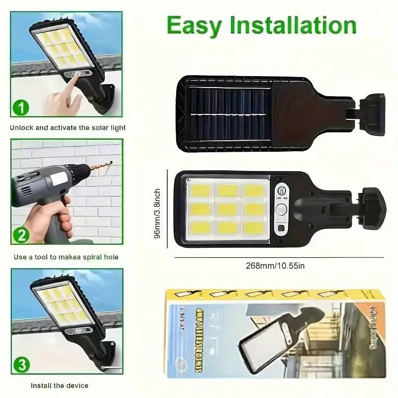 4pcs Solar Motion Lights] 4pcs Solar Motion Sensor Lights with Remote Control