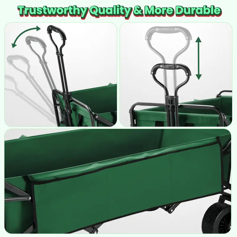 Extra long Sports Xtender 52" Extra Long Collapsible Utility Storage Wagon Cart