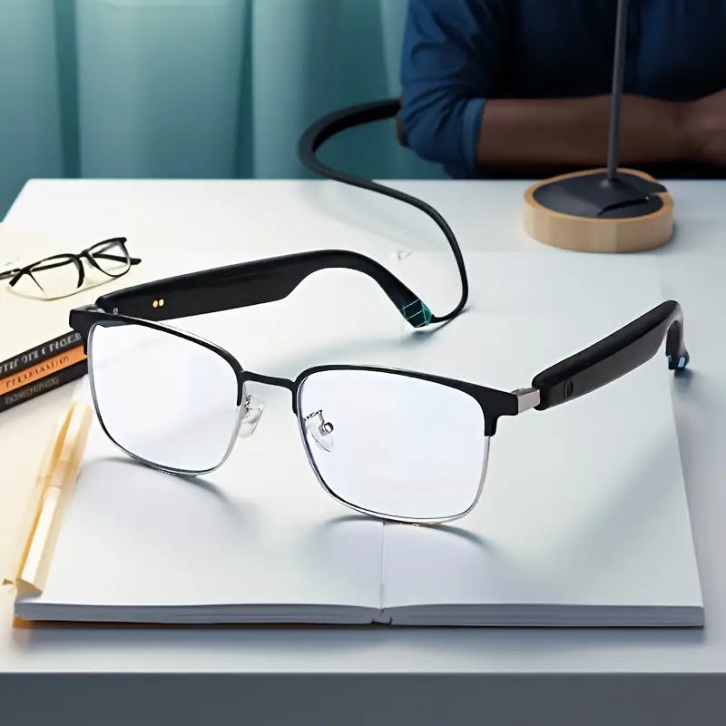 Smart Glasses, Auto Color Change Lens, Touch Control, Built-in Microphone