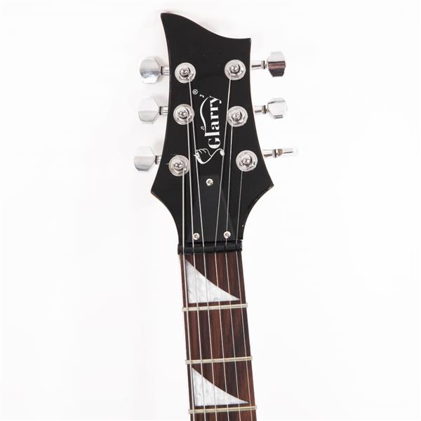 Flame Shaped Electric Guitar with 20W Electric Guitar Sound HSH Pickup Novice Guitar   Audio   Bag   Strap   Picks   Shake   Cable   Wrench Tool Black