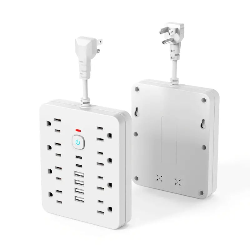 14-in-1 Power Strip Surge Protector with 8AC Outlets, 4USB & 2Type-C Port