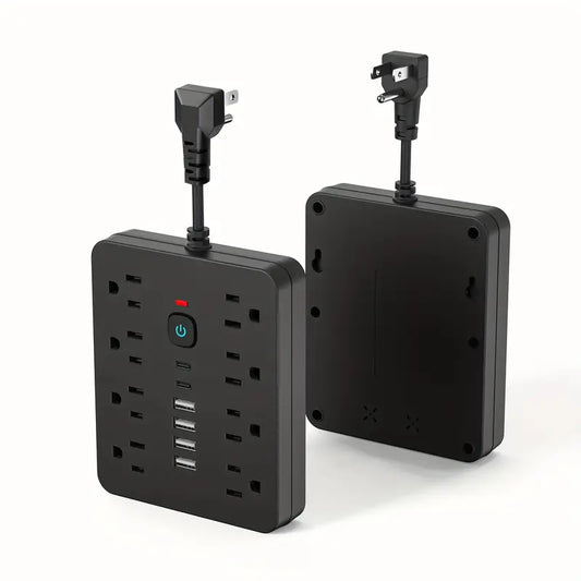 14-in-1 Power Strip Surge Protector with 8AC Outlets, 4USB & 2Type-C Port