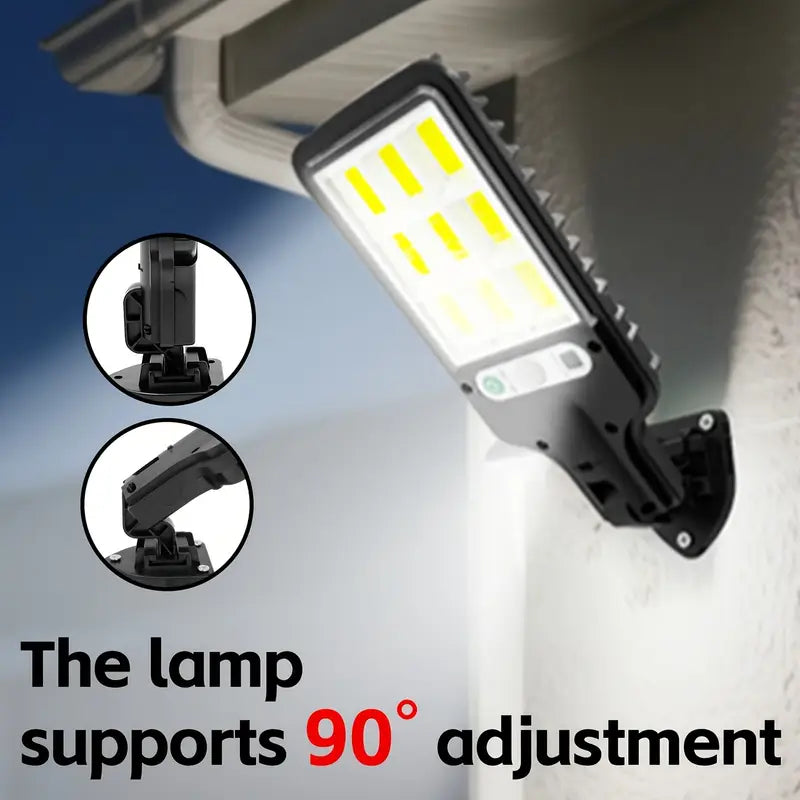 4pcs Solar Motion Lights] 4pcs Solar Motion Sensor Lights with Remote Control