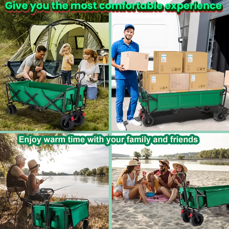 Extra long Sports Xtender 52" Extra Long Collapsible Utility Storage Wagon Cart